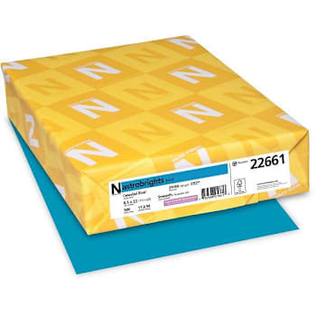 Image for Astrobrights Copy Paper 8.5"X11" 24lb Basis Weight Celestial Blue Package Of 500 from HD Supply