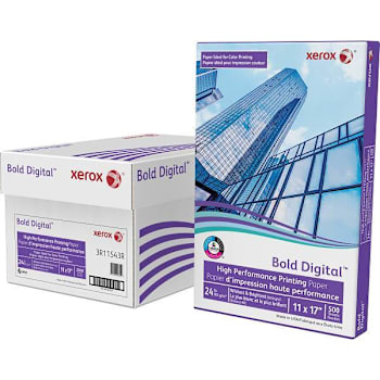 Image for Xerox Bold Digital Printing Paper 11"X17" 24 Lb Basis Weight Package Of 500 from HD Supply