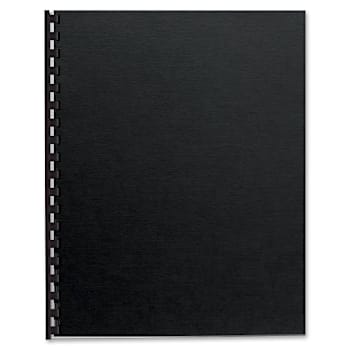 Image for Fellowes Futura Presentation Covers 8.5"X11" Black Package Of 25 from HD Supply