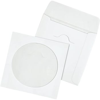 Image for Quality Park Tech-No-Tear Cd/Dvd Sleeves Paper White Package Of 100 from HD Supply