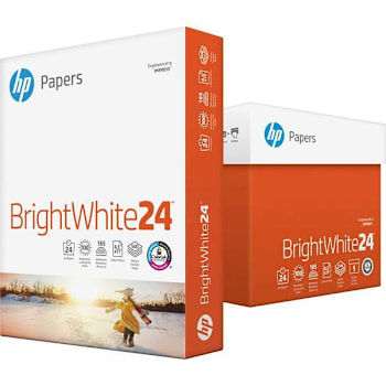 HP Brightwhite24 Copy Paper 8.5"X11" 24 Lb Basis Weight Package Of 500