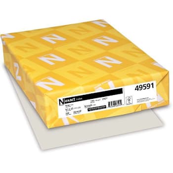 Neenah Exact Index Paper 8.5"X11" Gray Package Of 250