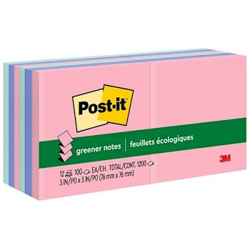 Image for Post-It Dispenser Notes Sweet Sprinkles Color 4"X6" Recycled Package Of 12 from HD Supply