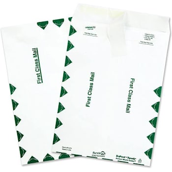Image for Quality Park First Class Tyvek Envelope 9"X12" Self-Sealing White Package Of 100 from HD Supply