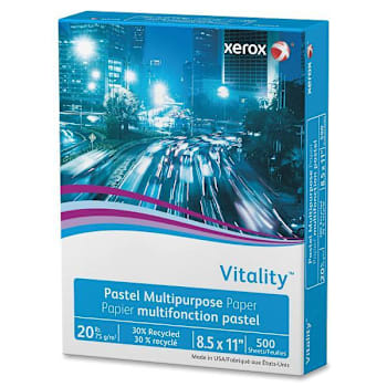Image for Xerox Vitality Copy 8.5"X11" 20 Lb Basis Weight Pastel Yellow Package Of 500 from HD Supply