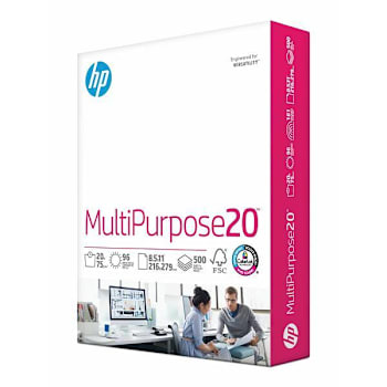 Image for HP Multipurpose Copy Paper 8.5"X11" 20 Lb Basis Weight Package Of 500 from HD Supply