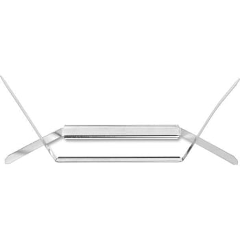 Business Source 2" Prong Fastener Base 480 Page Capacity Steel Package Of 100