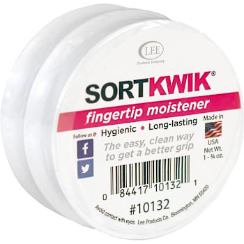 Lee Sortkwik Fingertip Moistener 1.75 Oz Package Of 2