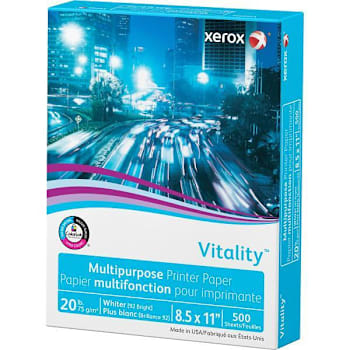 Image for Xerox Vitality Copy Paper 8.5"X11" 20 Lb Basis Weight Package Of 500 from HD Supply