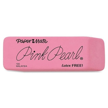 Paper Mate Pink Pearl Eraser Package Of 24