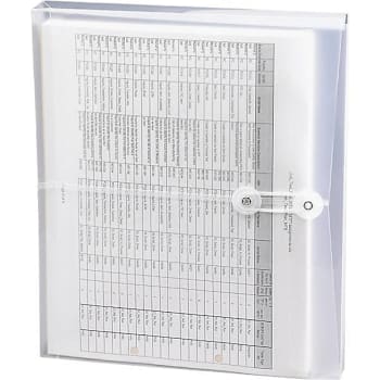Image for Smead Side-Load Poly Envelope W/String-Tie Closure 8.5"X11" Clear Package Of 5 from HD Supply