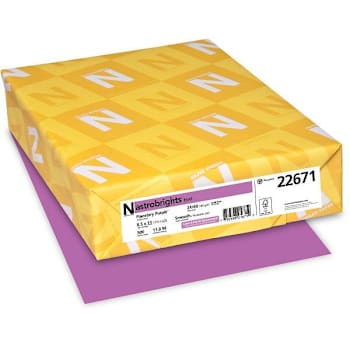 Astrobrights Copy Paper 8.5"X11" 24 Lb Weight Planetary Purple Package Of 500