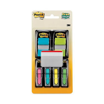 Brother Page Flag Value Pack Assorted 96 0.5" Arrow 100 1" Flags Package Of 12