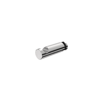 Preferred Bath Accessories Anello Collection Single Post Glass Mount Robe Hook - Bright Polished Ss
