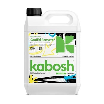 Kabosh Graffiti Remover, Porous Surface, 1 Gallon