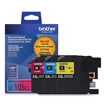 Image for Brother Innobella Super High-Yield Ink 1,200 Pg Cyan/Magenta/Yellow Package Of 3 from HD Supply