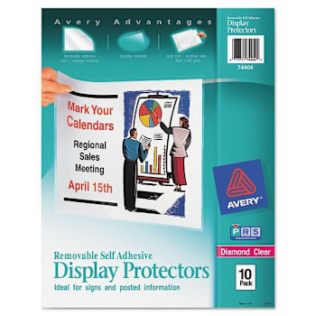 Avery Top-Load Display Sheet Protectors Letter Package Of 10