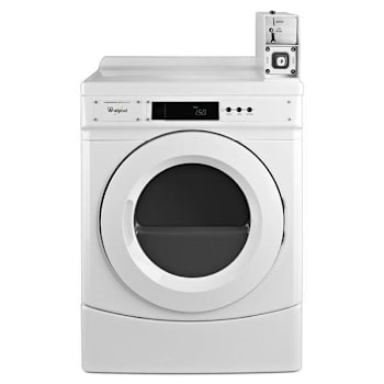 Whirlpool Commercial 6.7 Cu. Ft. Front Load Electric Dryer, Coin-Operated, ADA