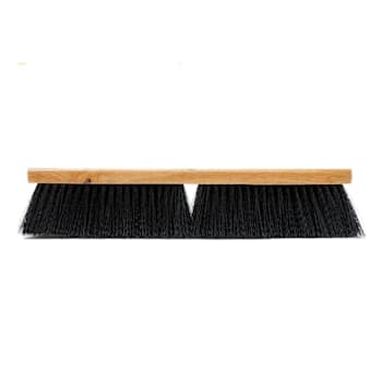 Image for Renown 18" Polypropylene Medium Heavy Sweep Broom Center Block Black from HD Supply