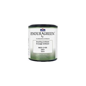 Image for Mohawk Finishing Products Enduragreen Waterborne Brushing Urethane, Satin, Quart from HD Supply