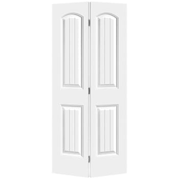 Image for Masonite Cheyenne 2 Panel Hollow Core Primed Molded Bi-Fold Door, 36" X 80" from HD Supply