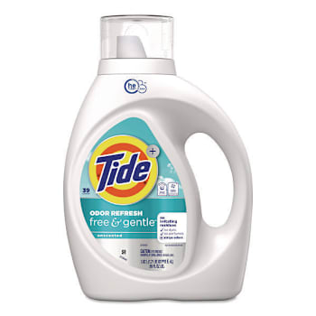 Image for Tide Free And Gentle Odor Refresh Liquid Detergent 39 Loads 55 Oz Case Of 4 from HD Supply
