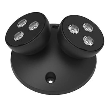 Image for Halco Emergence LED Double Remote Round Head, Indoor, Black from HD Supply