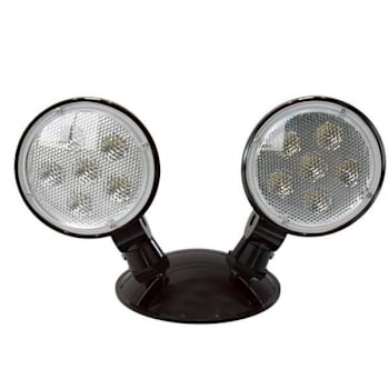 Image for Halco Emergence LED Double Remote Round Head, Outdoor, Black from HD Supply