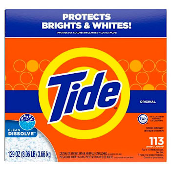 Image for Tide 129 Oz Original Scent Powder Laundry Detergent 113-Loads Case Of 2 from HD Supply