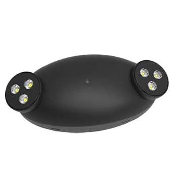 Image for Halco Evade Emergency LED Light Unit With Remote Capacity, 2 Round Heads, Black from HD Supply