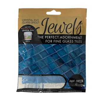 Image for The Tile Doctor Crystal Evo Glass Grout Jewels, Blue Zircon, 75 Grams from HD Supply