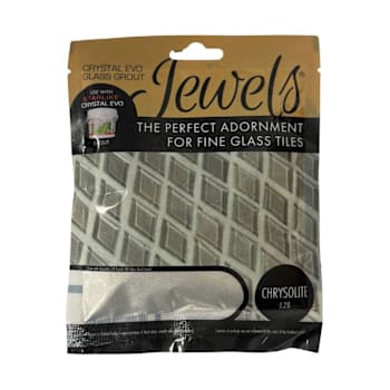 The Tile Doctor Crystal Evo Glass Grout Jewels, Chrysolite, 75 Grams