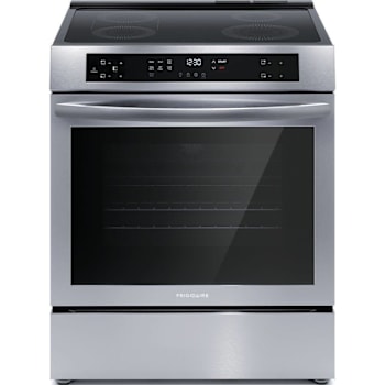 Frigidaire 30" 5.3 Cu. Ft. 4-Burner Element Slide-In Electric Range With Induction Cooktop, Stainless Steel