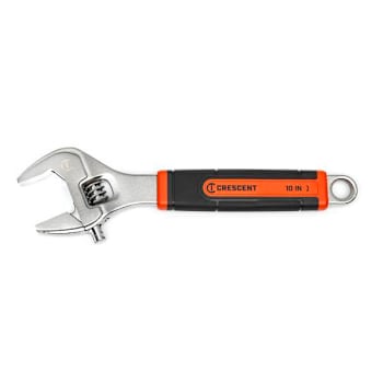 Image for Crescent 10" Adjustable Wrench With Cushion Grip, Quick Fit Jaw from HD Supply