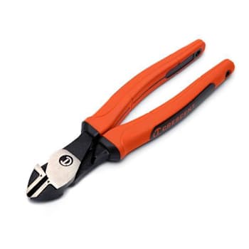 Crescent 8" Z2 High Leverage Diagonal Cutting Pliers With Dual Material Grips