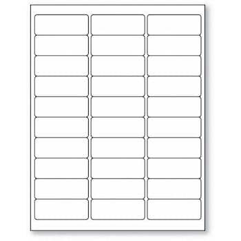 Rrd Laser Printer Label 2-5/8" X 1" Case Of 4