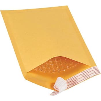 Box Partners 5x10" Kraft Freight Saver #00 Self-Seal Bubble Mailers Case Of 180