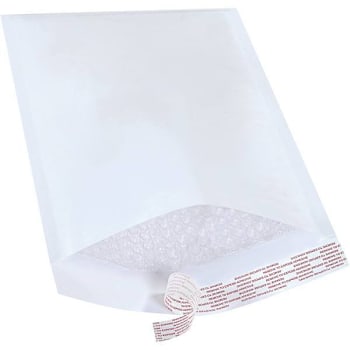 Box Partners 8 1/2 X 14 1/2" White #3 Self-Seal Bubble Mailers Case Of 25