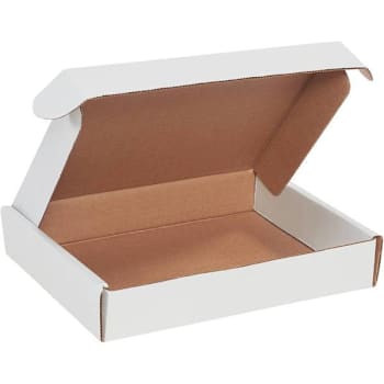 Box Partners 11 1/8 X 8 3/4 X 2" White Deluxe Literature Mailers Package Of 50