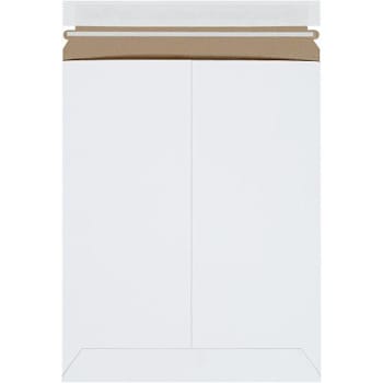 Box Partners 9 3/4 X 12 1/4" White Self-Seal Stayflats Plus?® Mailers Case Of 100