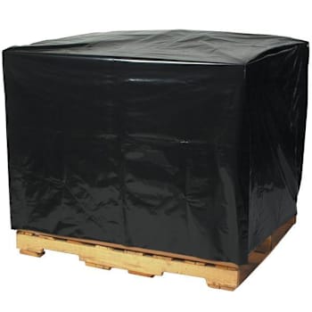 Box Partners 48 X 42 X 48" - 3 Mil Black Pallet Covers Case Of 50