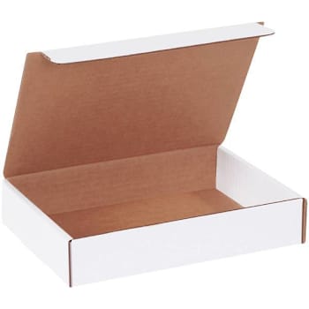 Box Partners 9 X 6 1/2 X 1 3/4" White Literature Mailers Package Of 50