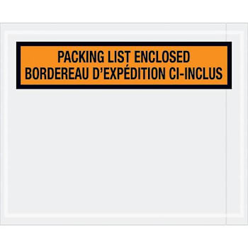 Box Partners 4 1/2x5 1/2" Packing List Envelopes English/French Case Of 1000