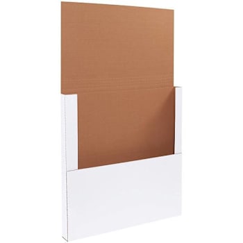 Box Partners 18 X 18 X 2" White Easy-Fold Mailers Package Of 50