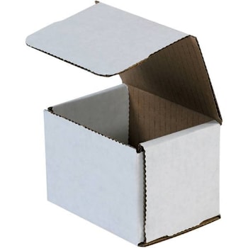 Image for Box Partners 4 X 3 X 3" White Corrugated Mailers Package Of 50 from HD Supply