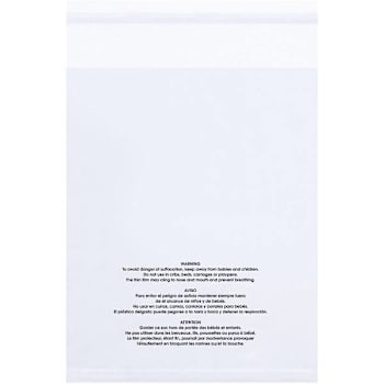 Box Partners 6x9" 1.5 Mil Resealable Suffocation Warning Poly Bags Case Of 1000