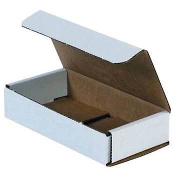 Image for Box Partners 6 1/2 X 3 1/4 X 1 1/4" White Corrugated Mailers Package Of 50 from HD Supply