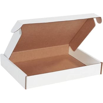 Box Partners 13 X 10 X 2" White Deluxe Literature Mailers Package Of 50