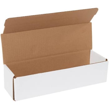 Box Partners 12 X 3 1/2 X 3" White Corrugated Mailers Package Of 50