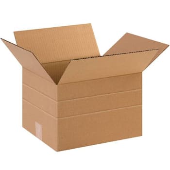 Image for Box Partners 12 X 10 X 6" Multi-Depth Corrugated Boxes Package Of 25 from HD Supply